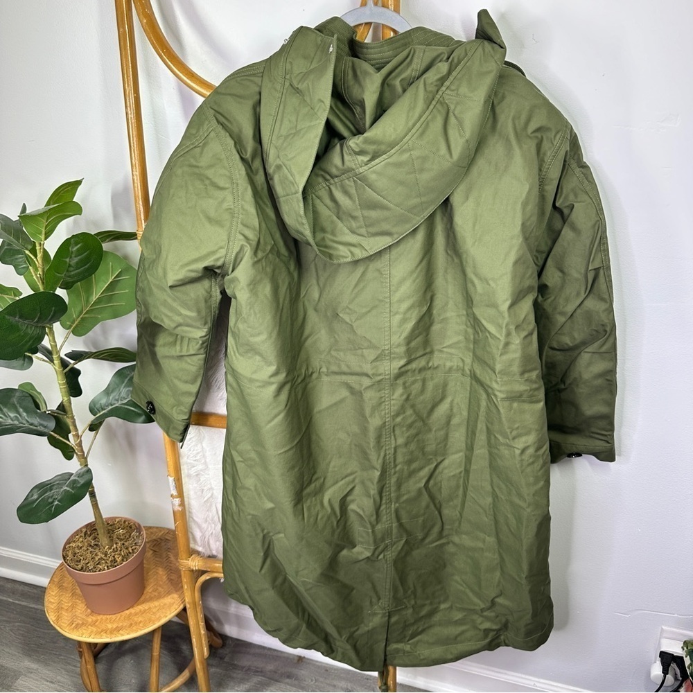 NWT Tory Burch Green Oversized Parka Jacket sz M - Picture 5 of 12